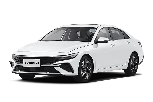 Hyundai Elantra VII (CN7) Рестайлинг, Белый