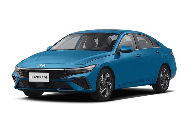 Hyundai Elantra VII (CN7) Рестайлинг — Синий