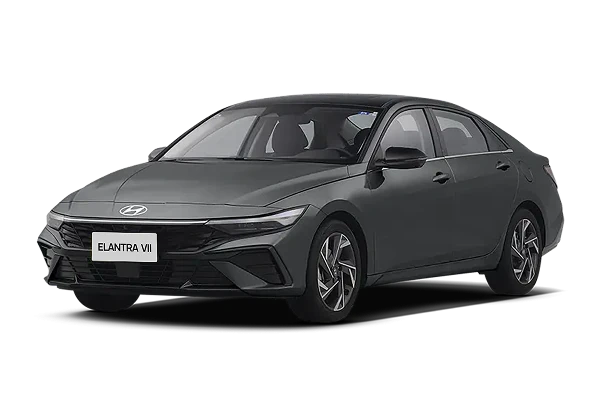 Hyundai Elantra VII (CN7) Рестайлинг — Серый с черной крышей