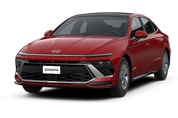Hyundai Sonata VIII (DN8) Рестайлинг — Красный металлик