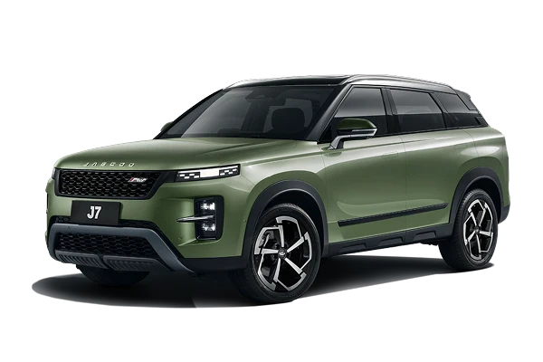 Jaecoo J7 I Рестайлинг — Зеленый с черной крышей
