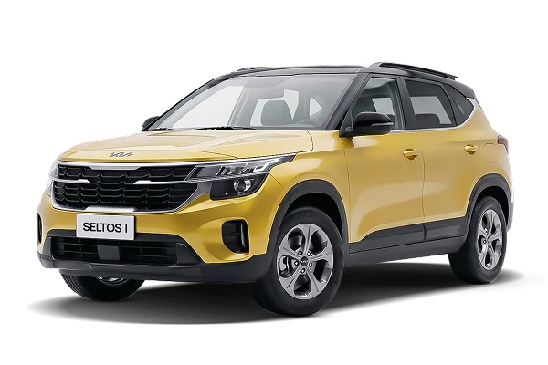 Kia Seltos I Рестайлинг — Золотой с черной крышей