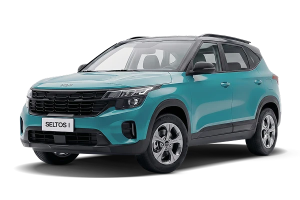 Kia Seltos I Рестайлинг — Синий с черной крышей